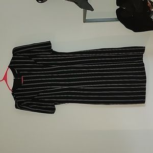 Express Pinstripe fitted Midi Dress size 10